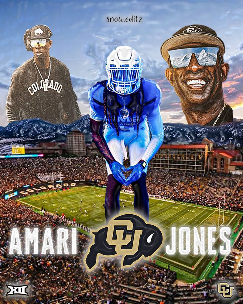 Amari Jones × Colorado graphic by Snow Editz