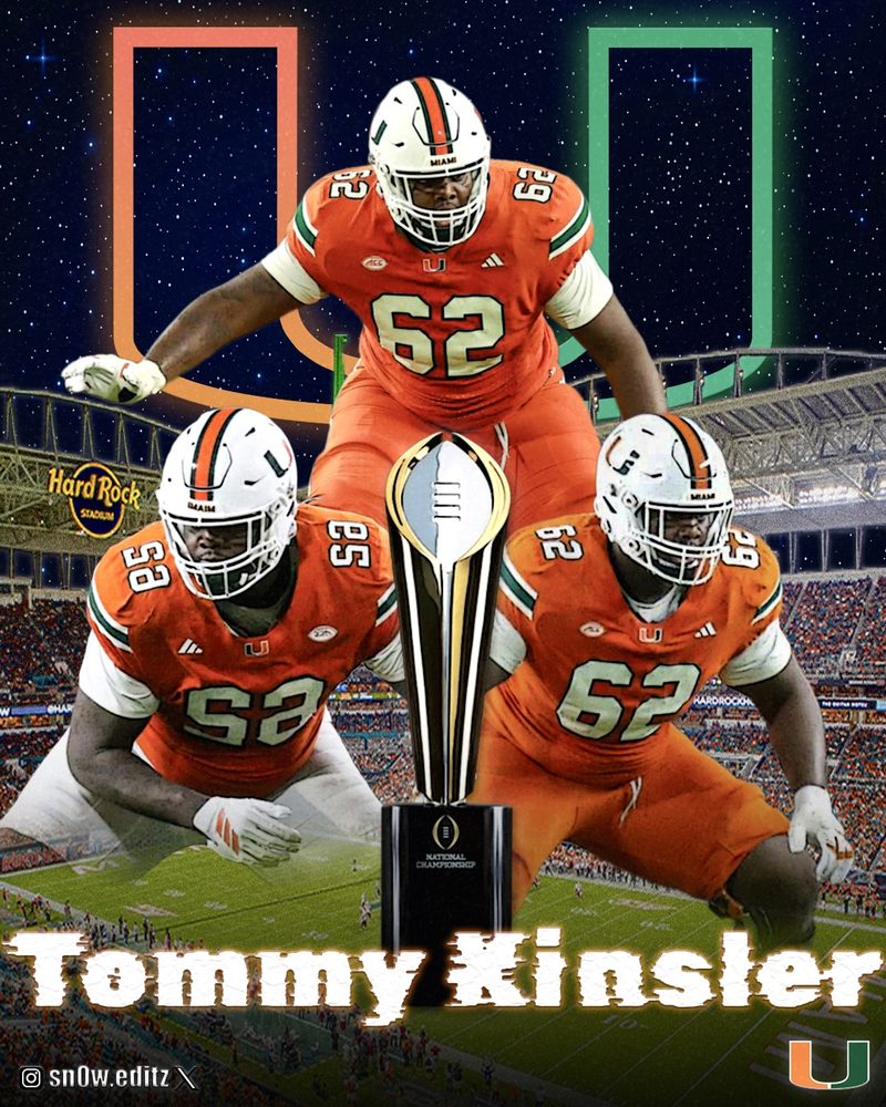 Tommy Kinsler — Miami graphic by Snow Editz